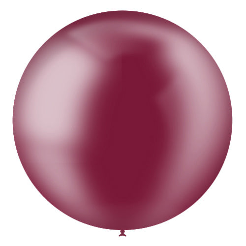 Balon Gigant Bordeaux Czerwony Przezroczysty XL 91cm