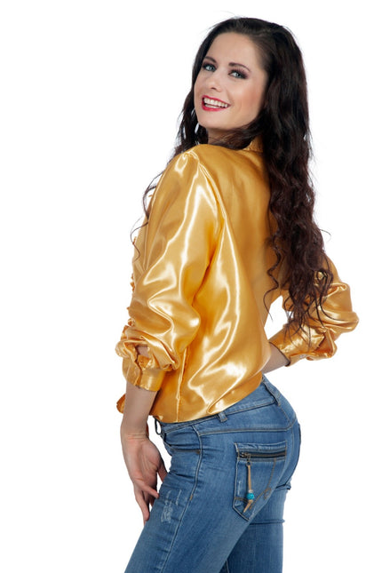 Bluzka Disco Ruffles Gold