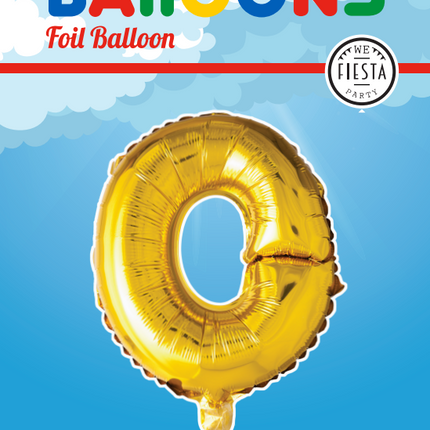 Balon foliowy litera O złoty XL 102cm pusty