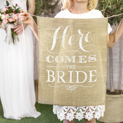 Baner Here Comes The Bride 51cm