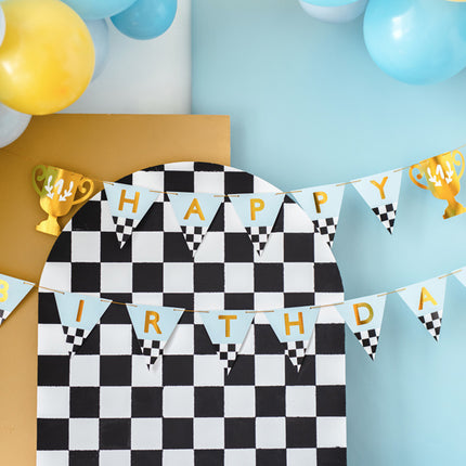 Happy Birthday Letterslinger Race Flag 3m