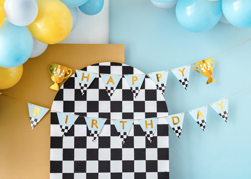 Happy Birthday Letterslinger Race Flag 3m