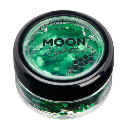 Moon Glitter Classic Chunky Glitter Green 3g