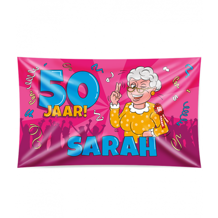 Flaga elewacyjna Sarah Cartoon Xxl 1,5m