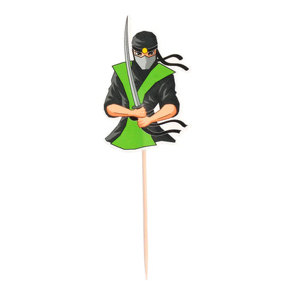 Ninja Cake topper 5 szt.