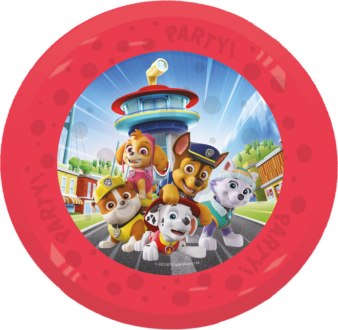 Talerz wielokrotnego użytku Paw Patrol 21 cm