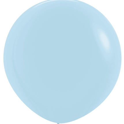 Balony Pastel Matte Blue 91cm 2szt