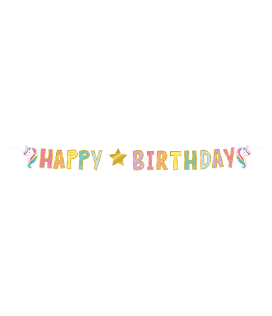 Happy Birthday Letterslinger Unicorn 2.5m