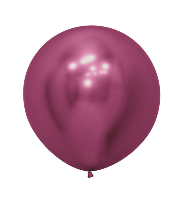 Balony Reflex Fuksja 61cm 3szt.