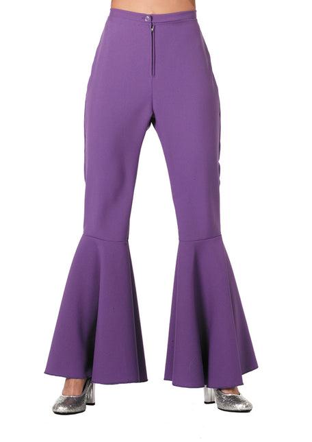 Spodnie hippie fioletowe damskie