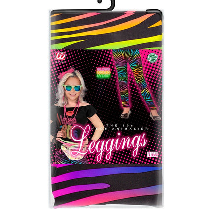 Neonowe legginsy 80S Girl