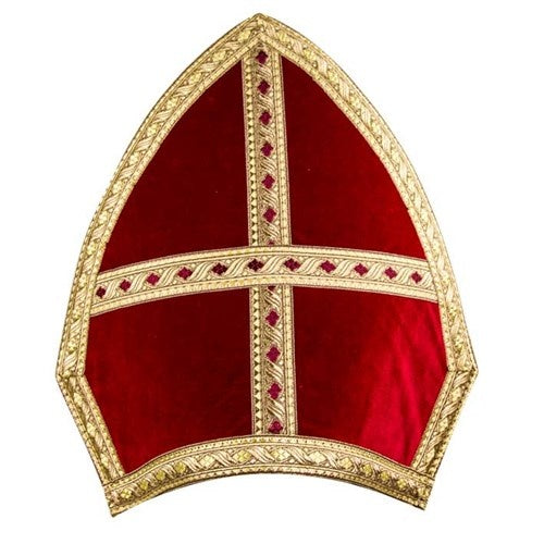 Sinterklaas Miter Cotton Velvet