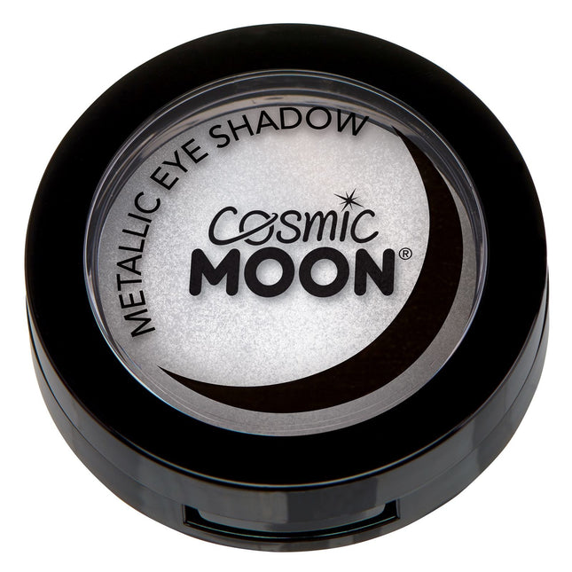 Metaliczny cień do powiek Cosmic Moon Silver 3,5 g