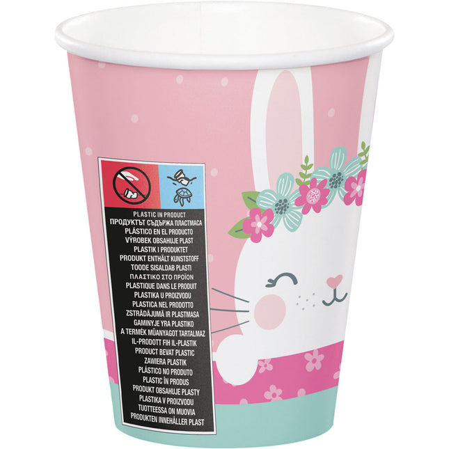 Kubki Rabbit 256ml 8szt