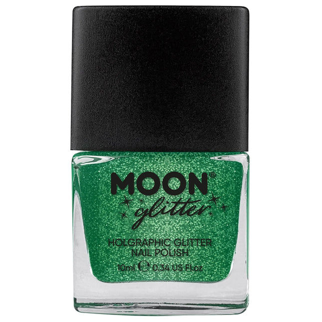 Holograficzny lakier do paznokci Moon Glitter Green 14ml