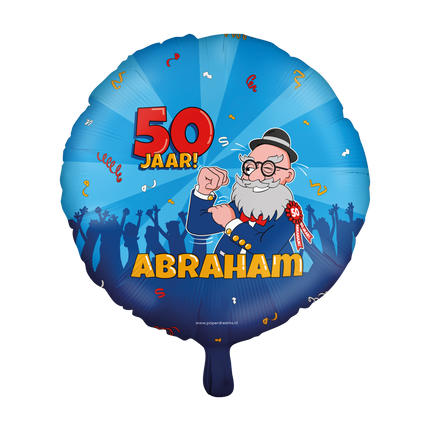 Balon helowy Abraham Cartoon Pusty 30cm