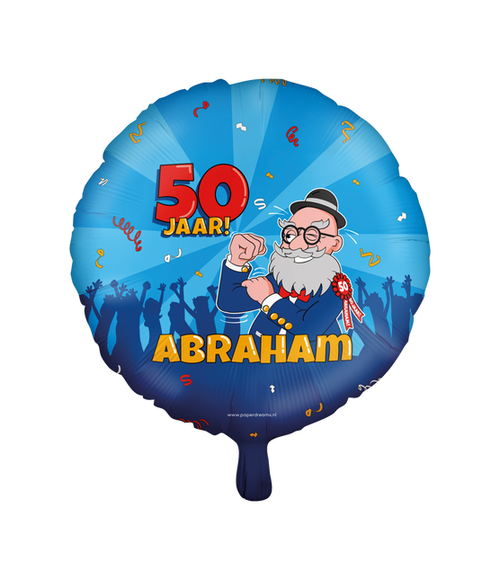 Balon helowy Abraham Cartoon Pusty 30cm