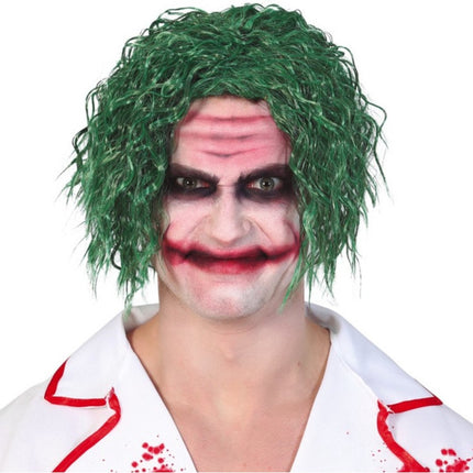 Peruka na Halloween Joker Green