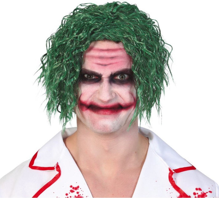 Peruka na Halloween Joker Green