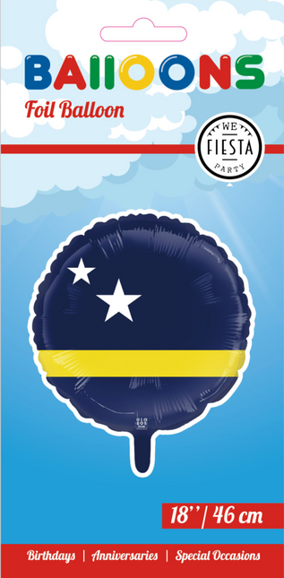 Balon helowy Curacao pusty 45 cm
