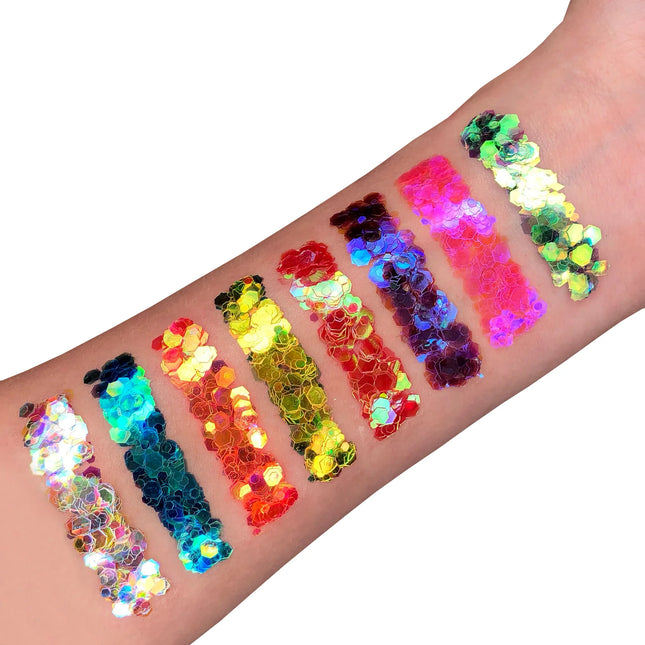 Moon Glitter Iridescent Chunky Glitter Yellow 3g