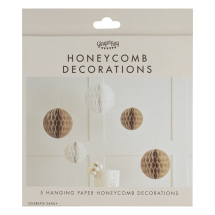 Baby Shower Honeycombs 5szt