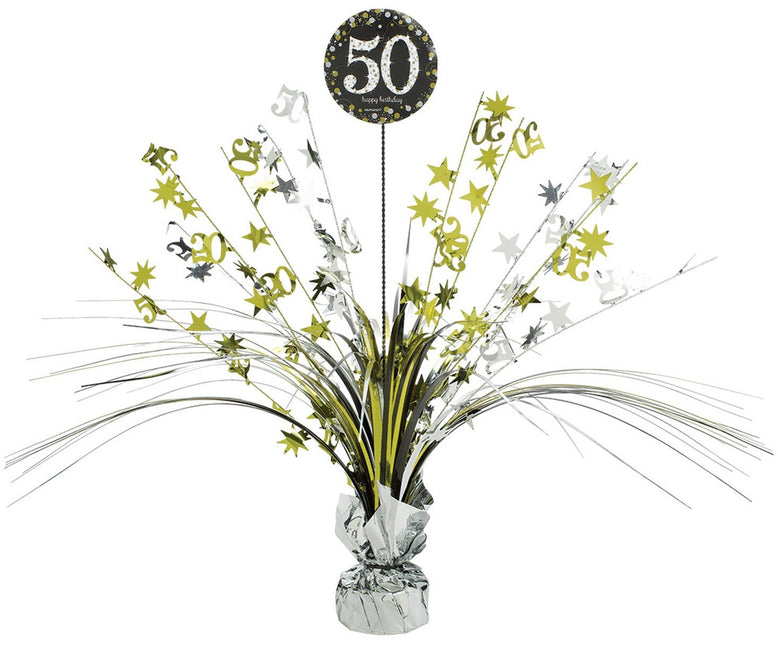 Dekoracja stołu 50 Years Happy Birthday 46cm