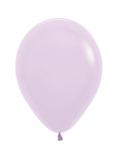 Balony Pastel Matt Lilac 25cm 100szt