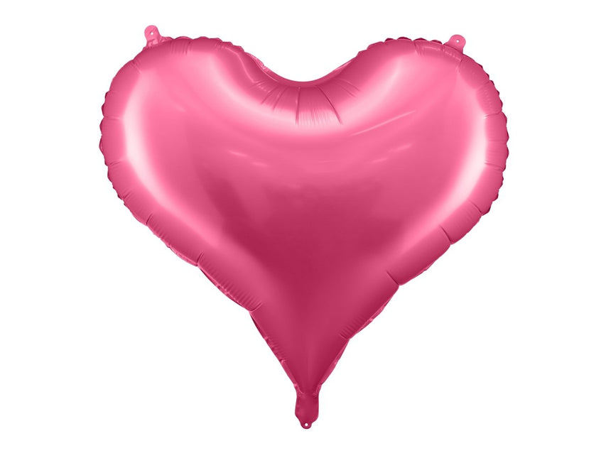 Foil balloon Heart, 75x64,5 cm, pink - Partywinkel - 5904555005501