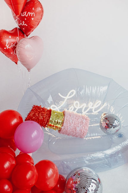 Foil balloon Heart ''Kocham Cię'', 45 cm, mix - Partywinkel - 5904555010758