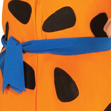 Fred Flintstone Kostuum Zwart Oranje Heren - Partywinkel - 8434077809860