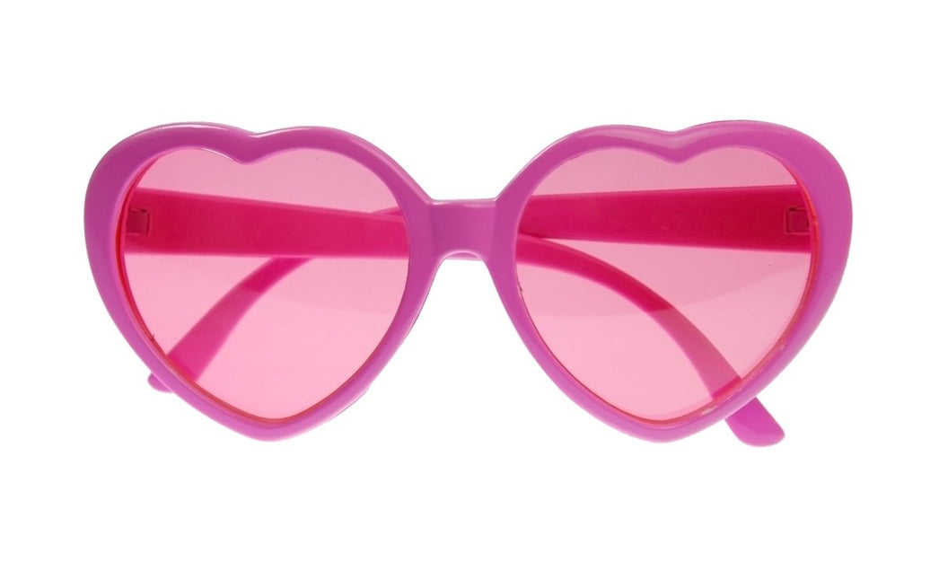 Glasses Hearts, pink - Partywinkel - 5901157437396