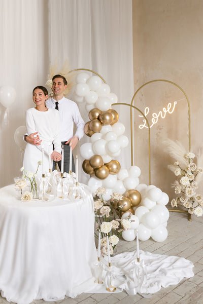 Gouden Backdrop Frame 1,5m - Partywinkel - 5904555042780