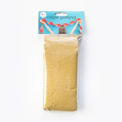 Gouden Slingers Crepe 6m - Partywinkel - 5712735011576