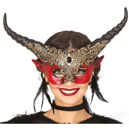 Halloween Masker Hoorns - Partywinkel - 8434077120699