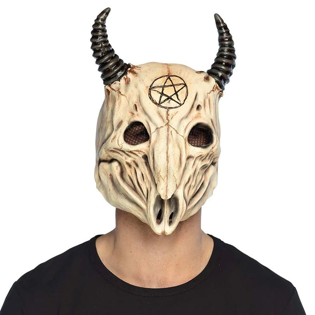 Halloween Masker Schedel Ram - Partywinkel - 8712026975874