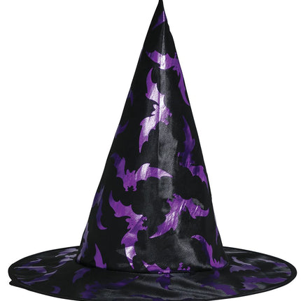 Halloween Verkleedset Kind Heksen Cape En Hoed 50cm - Partywinkel - 8434077190104