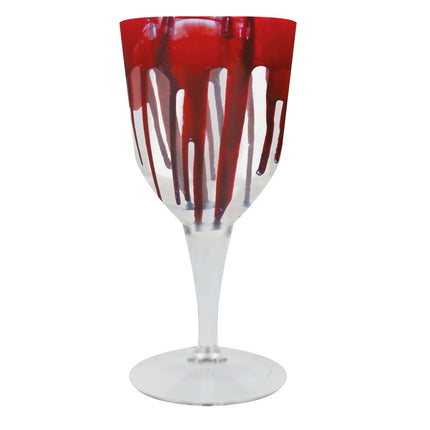 Halloween Wijnglas Bloederig - Partywinkel - 8434077268766