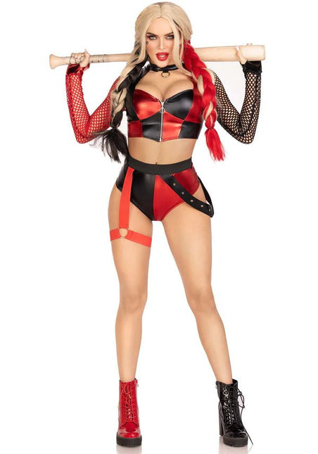 Harley Quinn Kostuum Dames Leg Avenue - Partywinkel - 714718567624