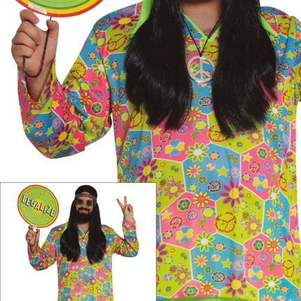 Hippie Kostuum Groen - Partywinkel - 8434077864371