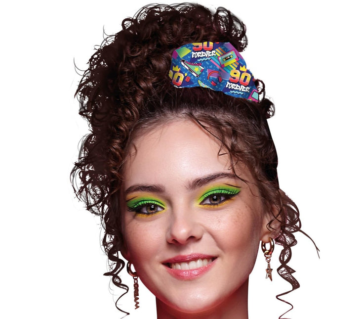 Jaren 90 Scrunchie - Partywinkel - 8434077134467