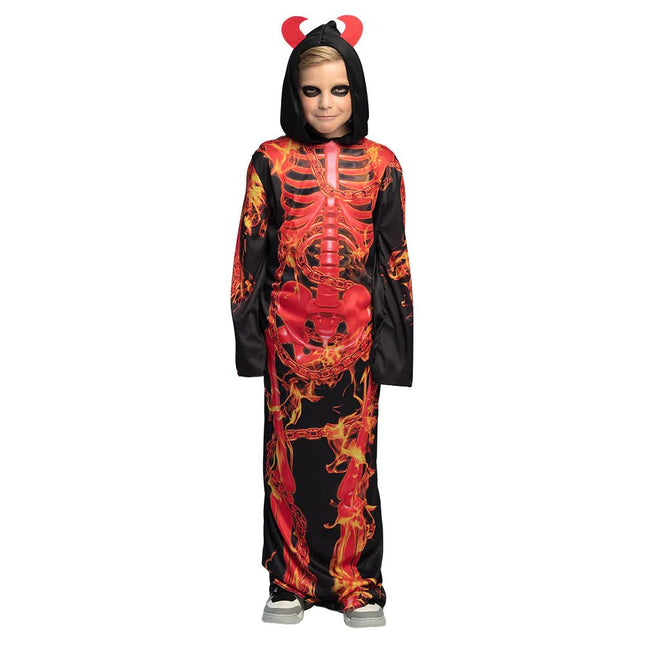 Kostuum Hellfire Skeleton - Partywinkel - 8712026781635