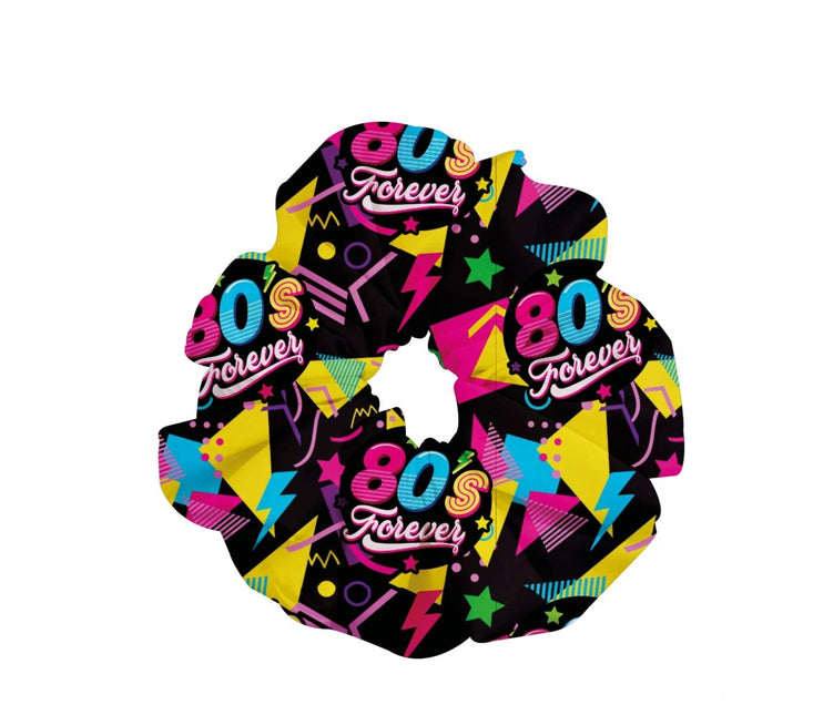 Neon 80S Scrunchie - Partywinkel - 8434077134450