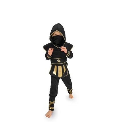 Ninja costume, black - Partywinkel - 5904555043589