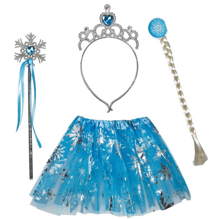 Prinses Accessoireset Blauw - Partywinkel - 8434077177136