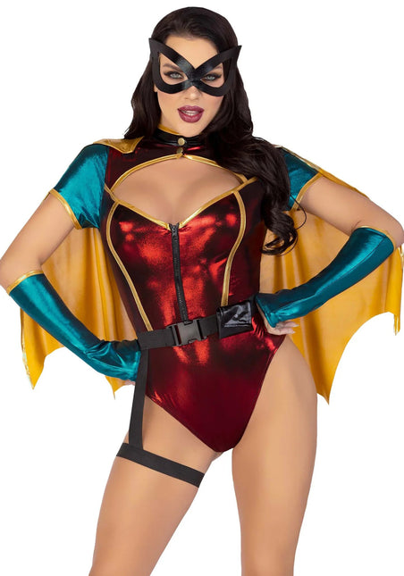 Super Woman Pak Dames Bodysuit Leg Avenue - Partywinkel - 714718567587