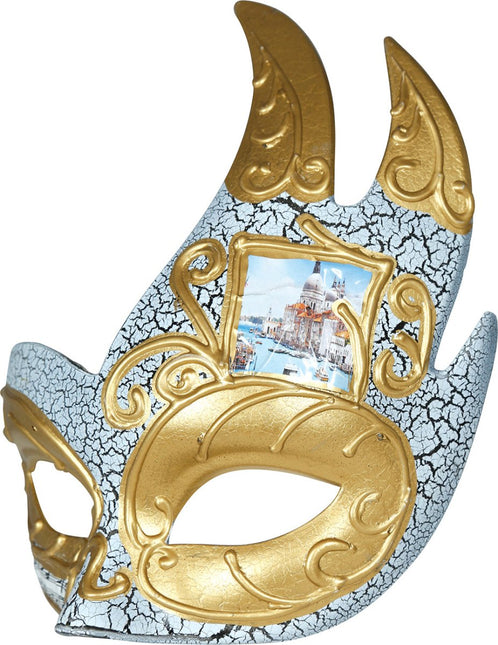 Venetiaans Oogmasker Goud - Partywinkel - 8434077120088