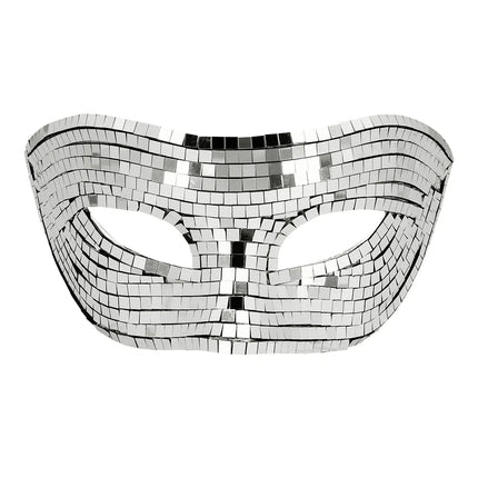 Zilveren Oogmasker Disco - Partywinkel - 8712026001986