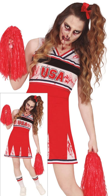 Zombie cheerleader - Partywinkel - 8434077779255