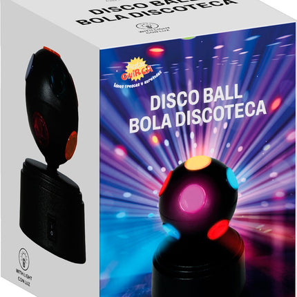 Zwarte Discobal 12cm - Partywinkel - 8434077315347